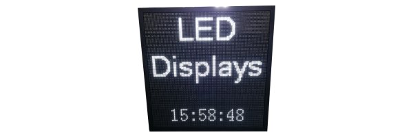 Für den Außenbereich - LED-Anzeigetafeln & Laufschriften