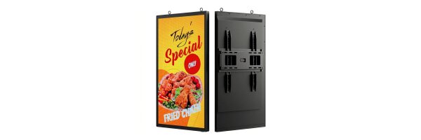 Plug &amp; Play LED Posterbildschirme