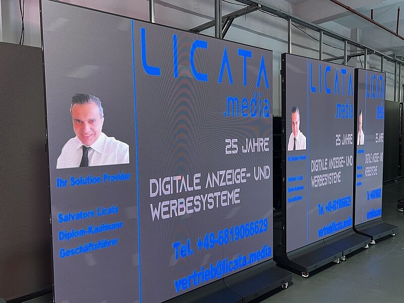 Mobile, klappbares LED Videodisplay