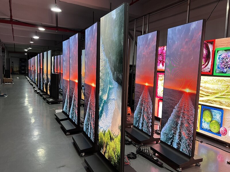 Mobile, klappbares LED Videodisplay